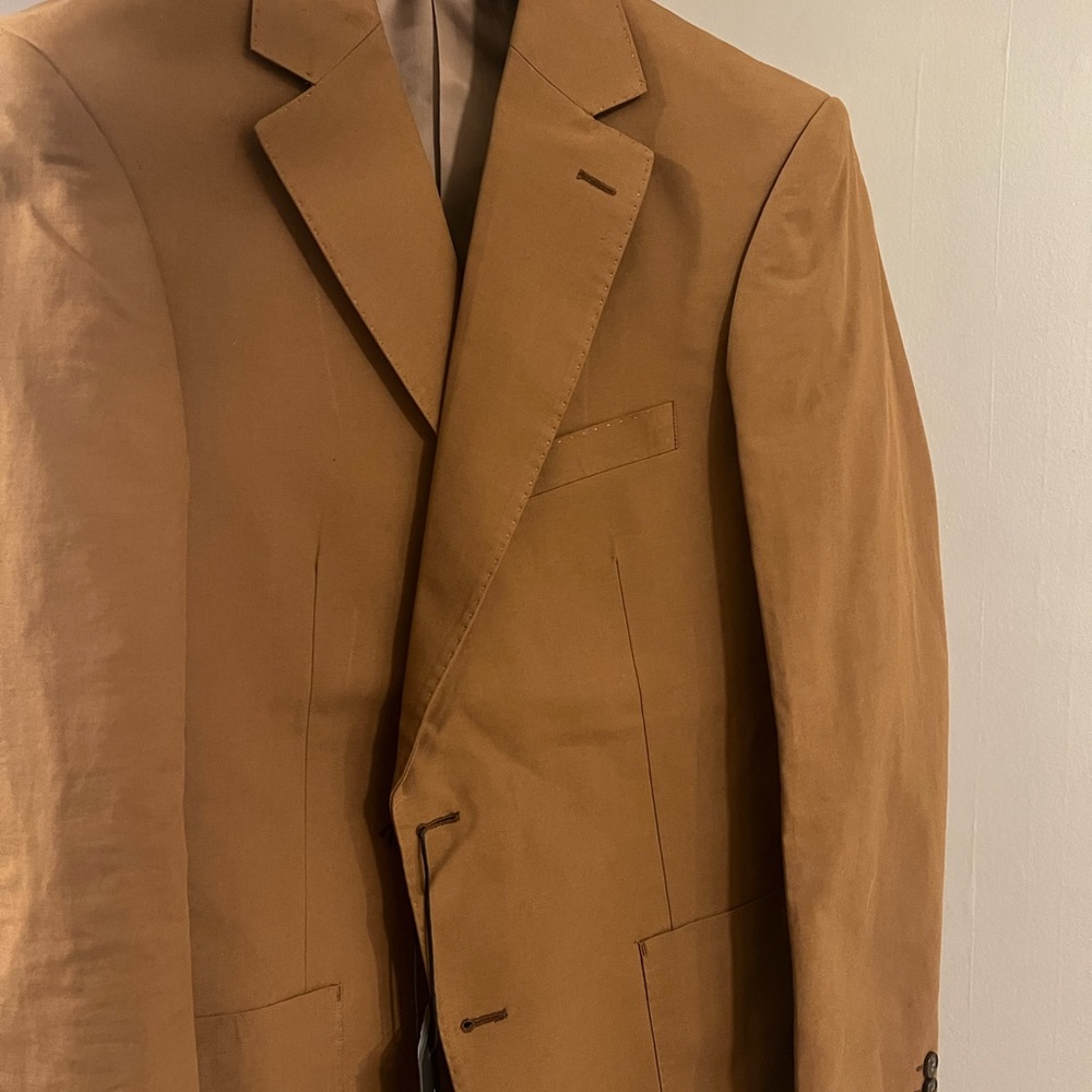 Brand New, Never worn cognac colored blazer.